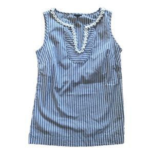 Talbots sleeveless cotton shirt